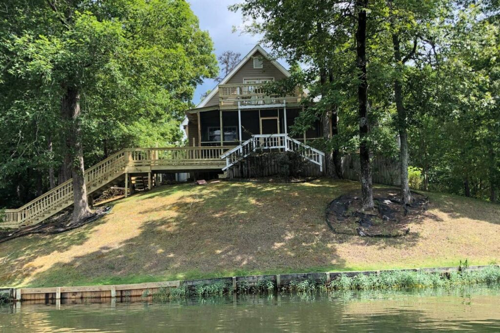 Gingerbread Point, a Lake Mitchell, Alabama Cottage for Rent on AirBNB