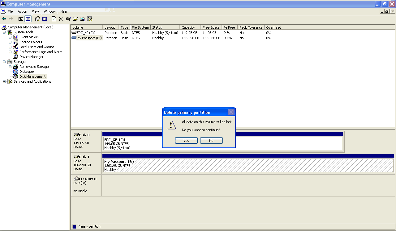 BE THE CODER > Articles > Hardware > Disk Partitioning Basics > How to