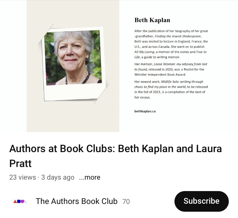 Beth Kaplan Born to Blog Born to Blog Beth Kaplan