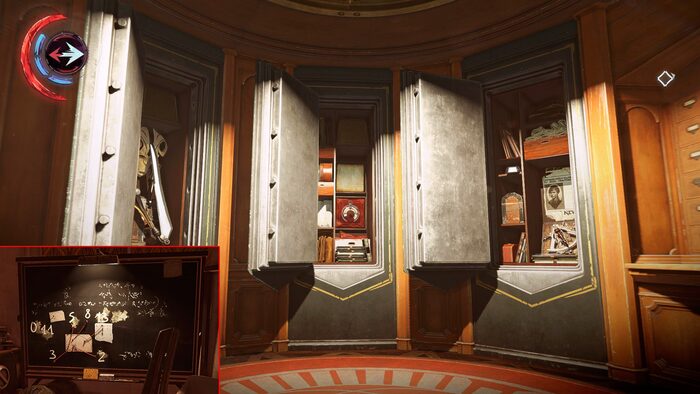 Иллюстрация к материалу «Прохождение Dishonored: Death of the Outsider По чернильному следу. Коды от сейфов в Dishonored: Death of the Outsider»