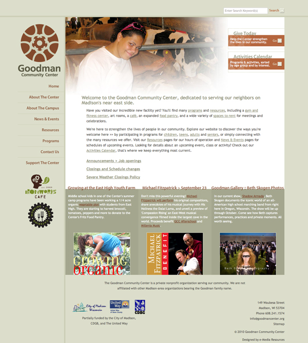 Exhibit at the Goodman Community Center Beth Skogen Photography Portrait, Interior and