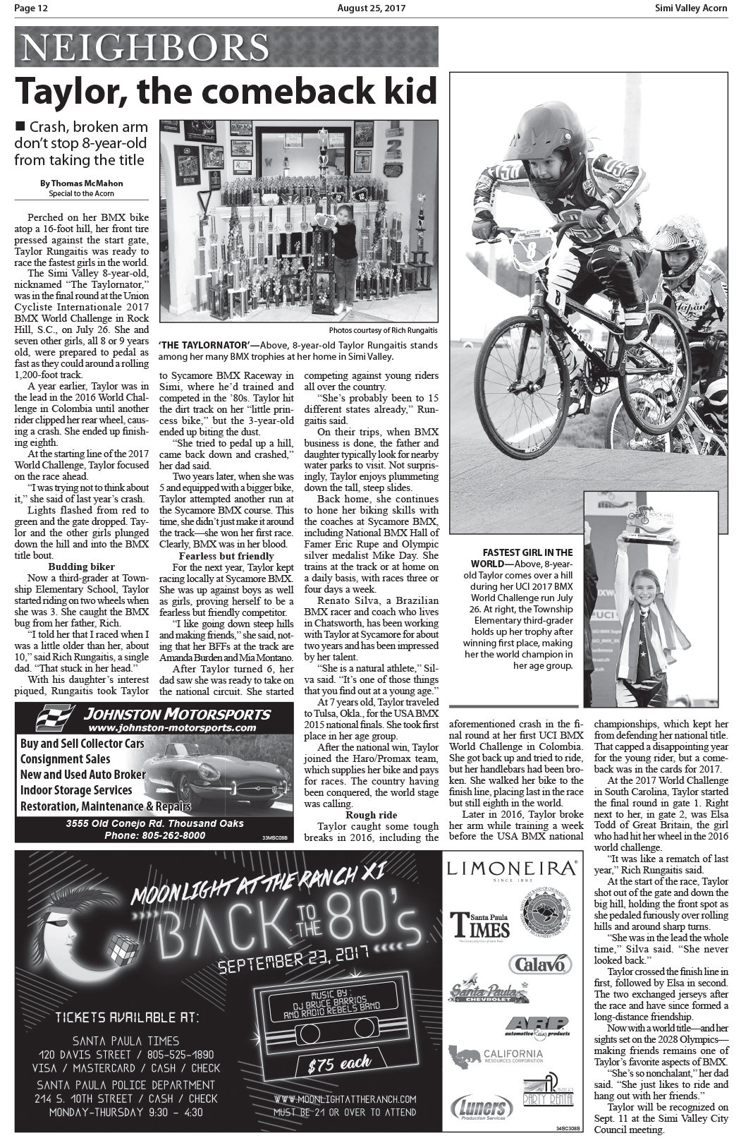 Newspaper Beth Thayer