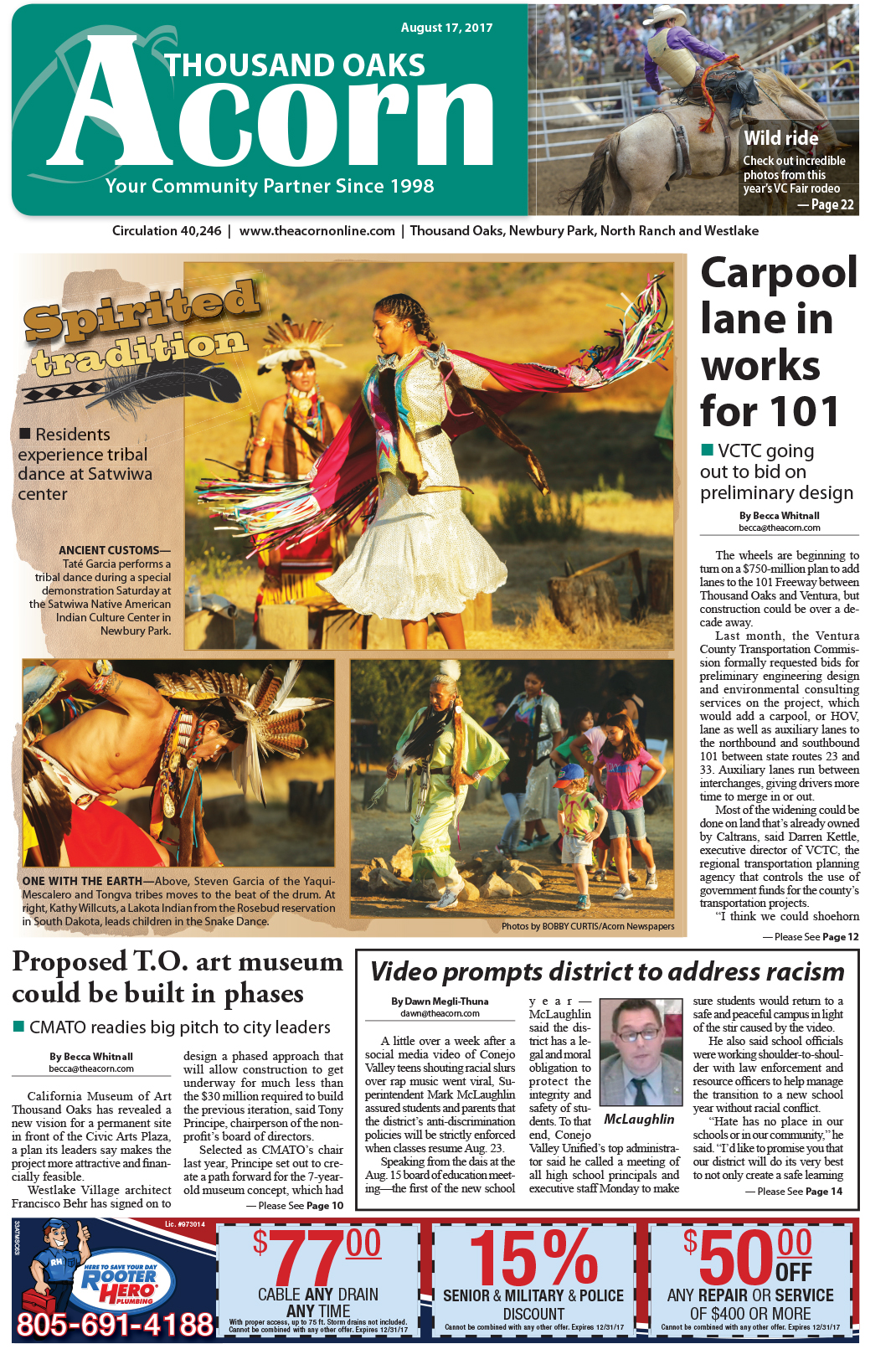 Newspaper Beth Thayer