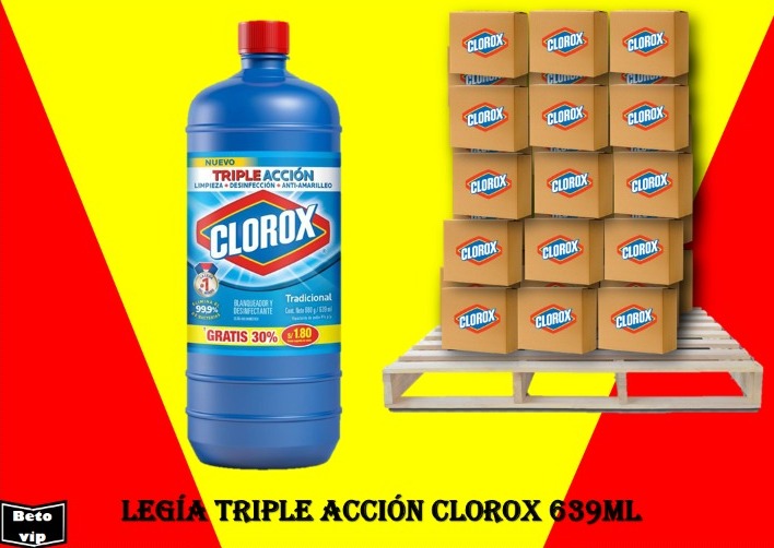 Lejía Triple Acción Clorox 639ml en Chile ♻️ ️ Coporacion de Productos y Alimentos Peruanos
