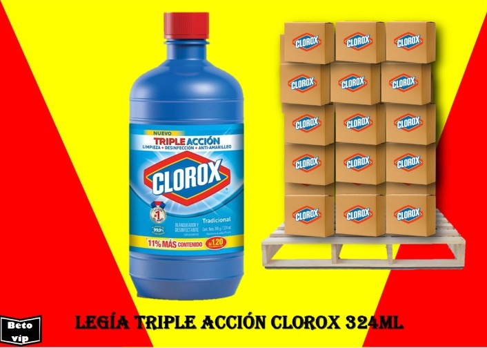 LEJÍA TRIPLE ACCIÓN CLOROX 324 ML en Chile ♻️ ️ Coporacion de Productos
