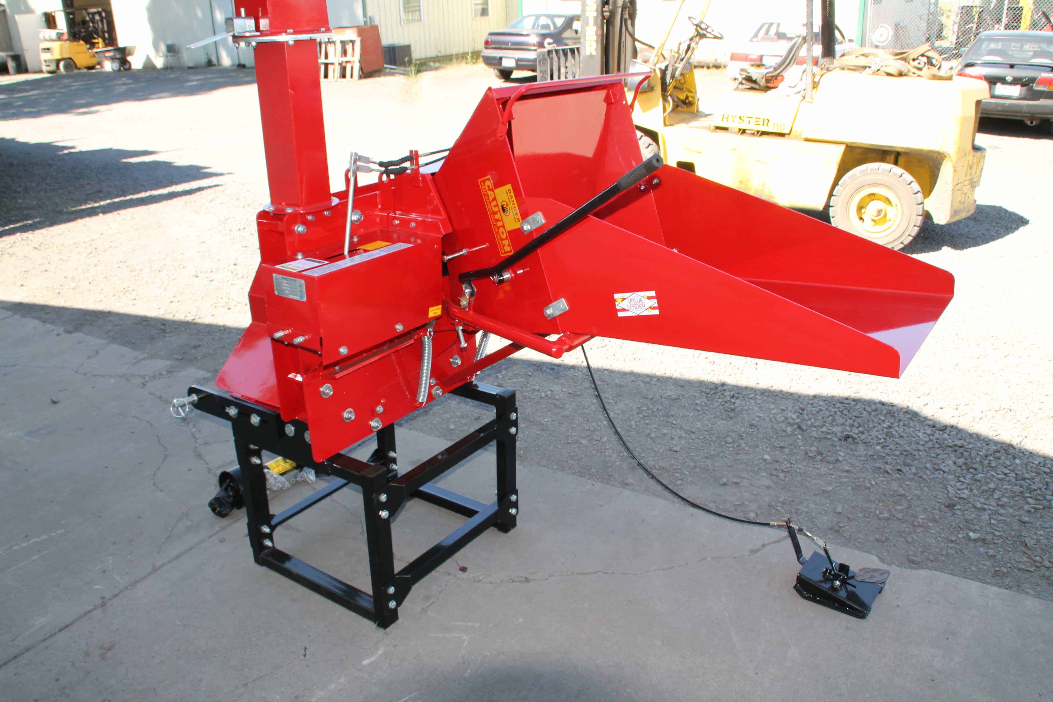8" High Chute Power Feed Wood Chipper, VLWC8RHD Betstco