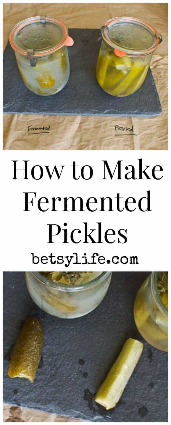 Fermented Pickles vs. Regular Pickled Pickles Betsylife