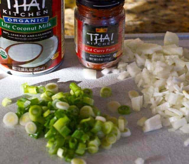 Halibut with CoconutRed Curry Sauce BetsyLife