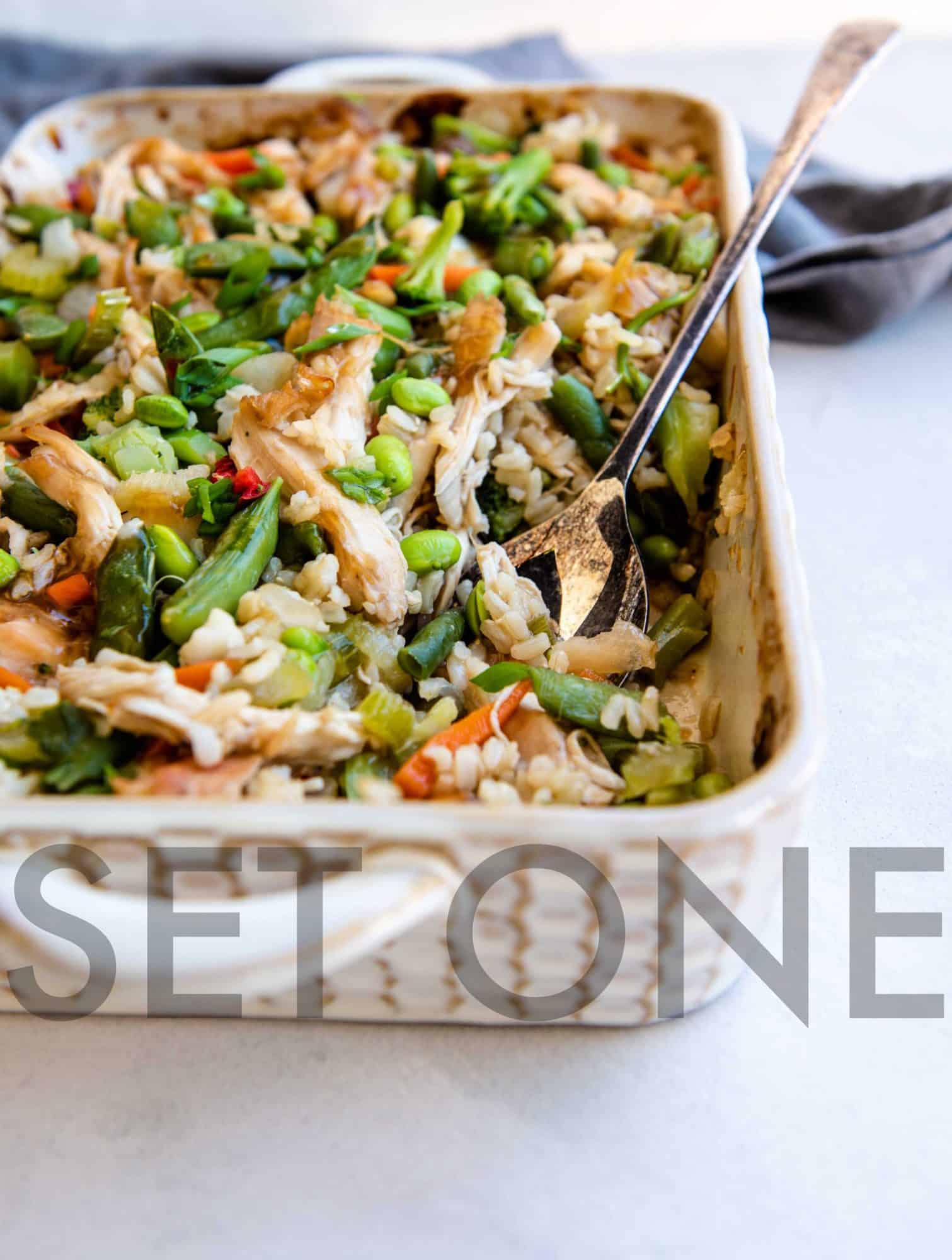 TERIYAKI CHICKEN AND RICE CASSEROLE (SET ONE) Betsylife