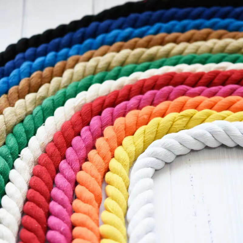 Custom Twisted Cotton Rope for Paper Shopping Bags