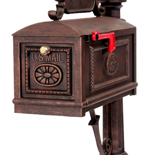 Bronze Cast Aluminum Contemporary Mailbox Better Box Mailboxes