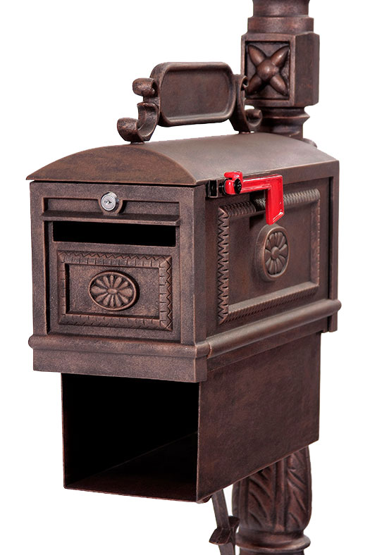 Bronze Locking Mailbox with Paper Box Better Box Mailboxes