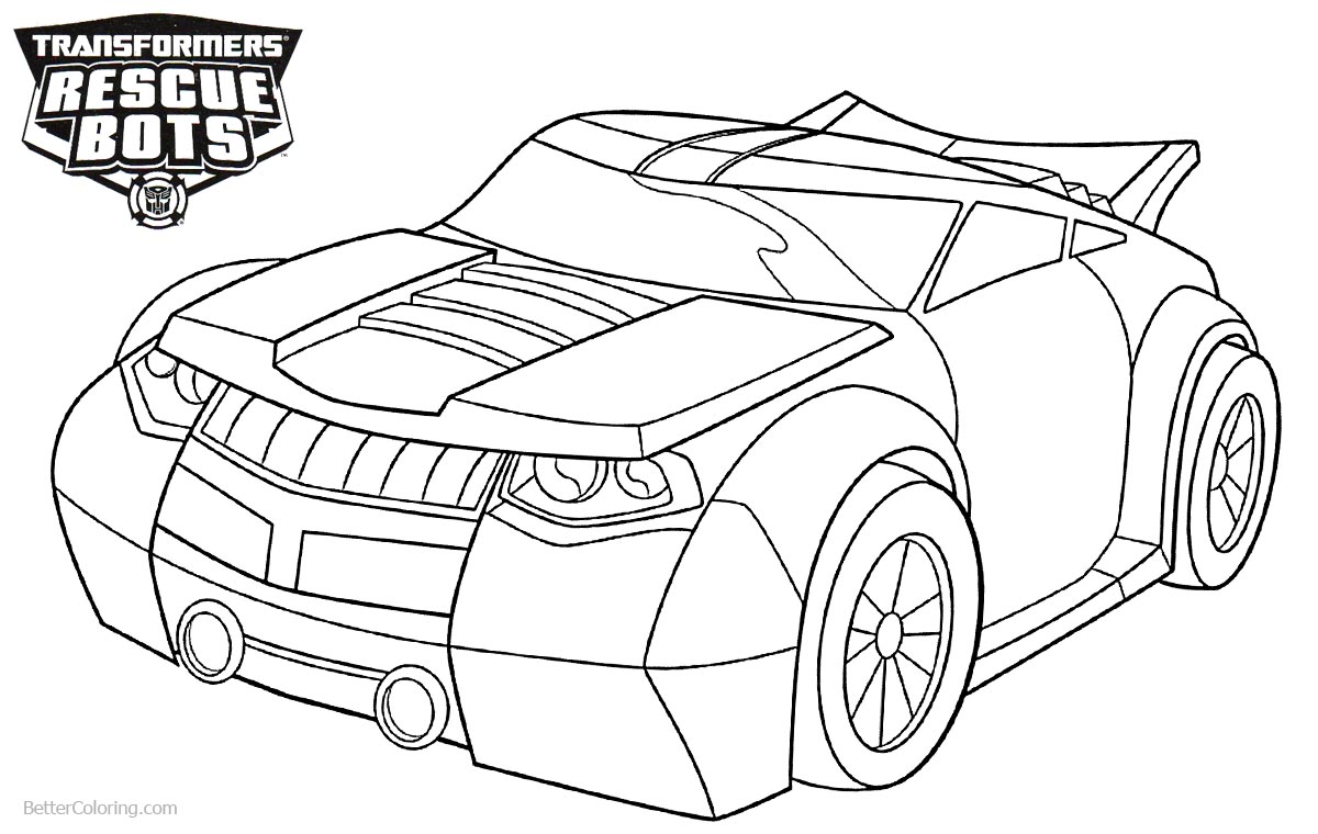 Rescue Bots Chase Coloring Pages Printable Coloring Pages