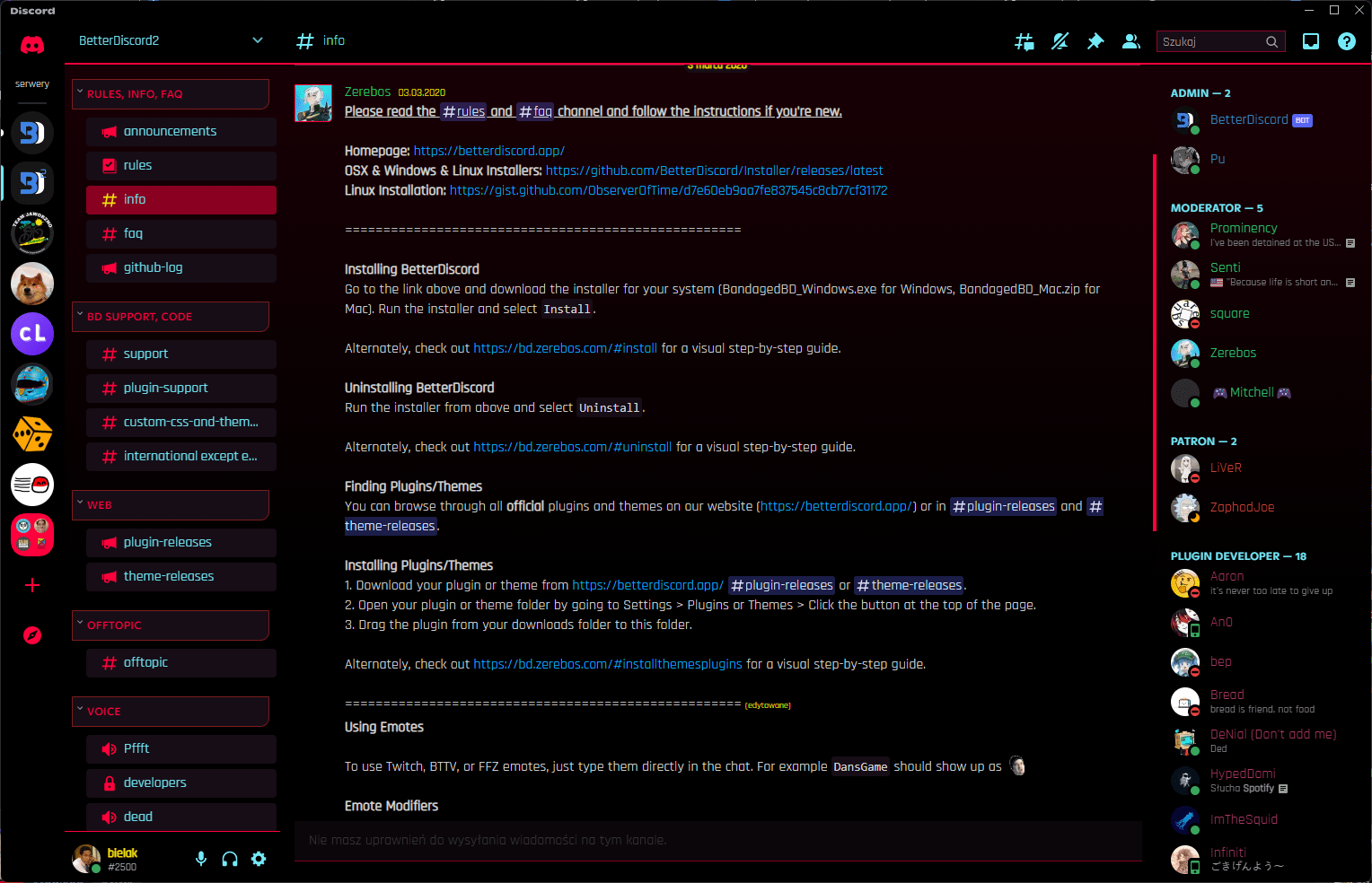 Cyberpunk 2077 BetterDiscord