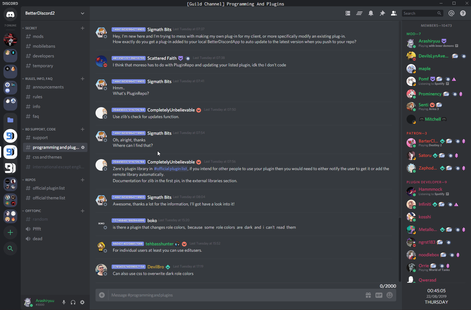 HideUtils BetterDiscord
