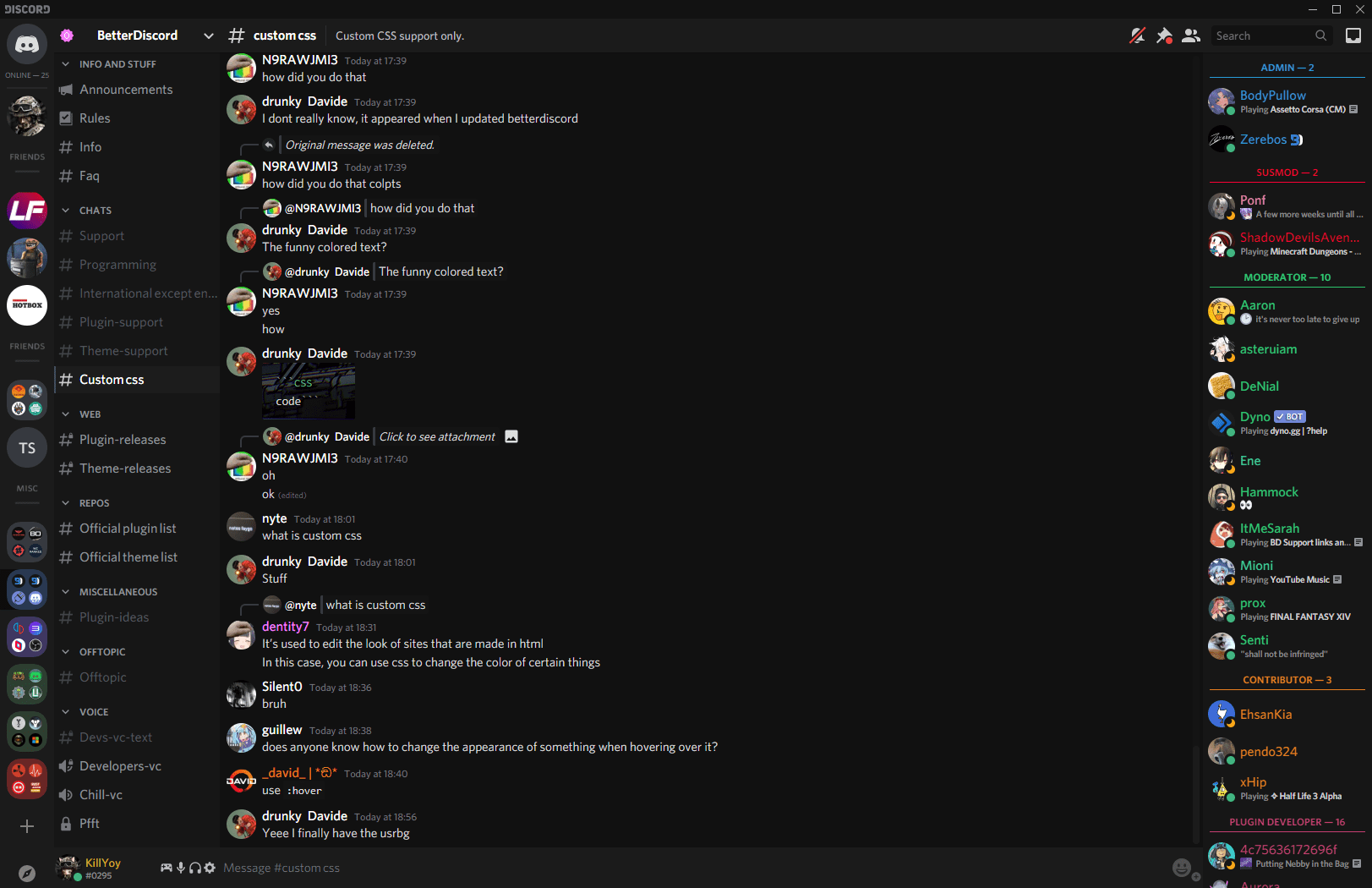 DiscordNight BetterDiscord