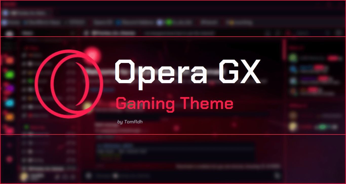 Opera GX Gaming Theme BetterDiscord
