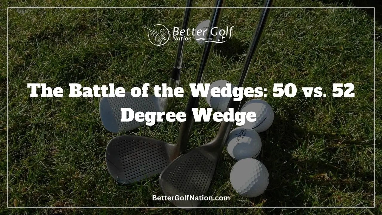 The Battle Of The Wedges 50 Vs. 52 Degree Wedge