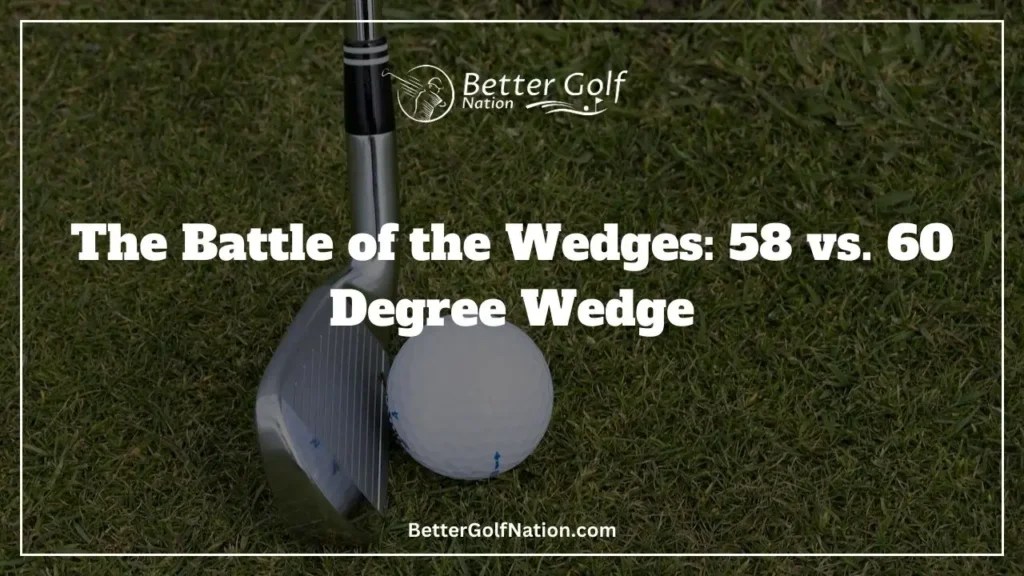 The Battle Of The Wedges 58 Vs 60 Degree Wedge