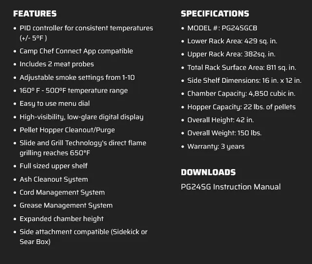 Camp Chef Smokepro SG 24 Wi-Fi Pellet Grill Review