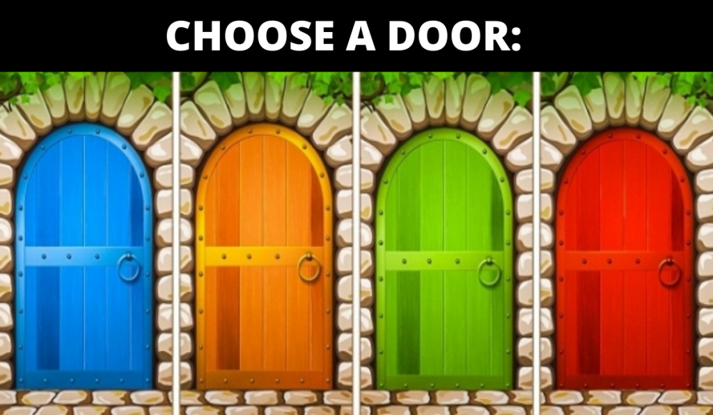 What Your Mind is Hiding? Test Select One of These Four Doors and