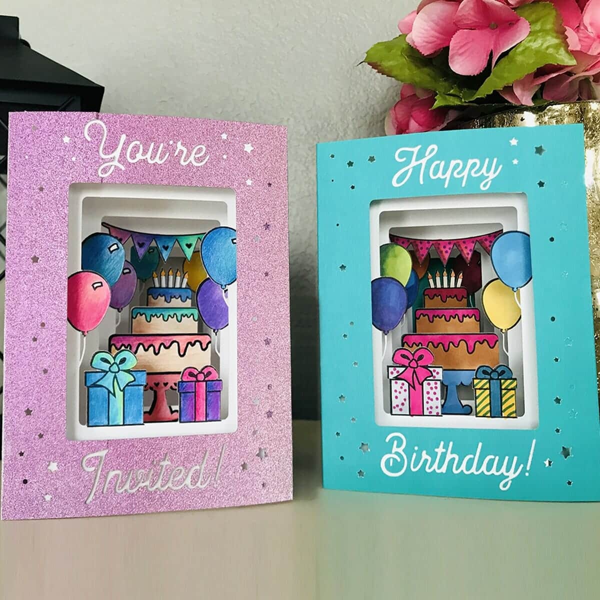3D PopUp Birthday Cards