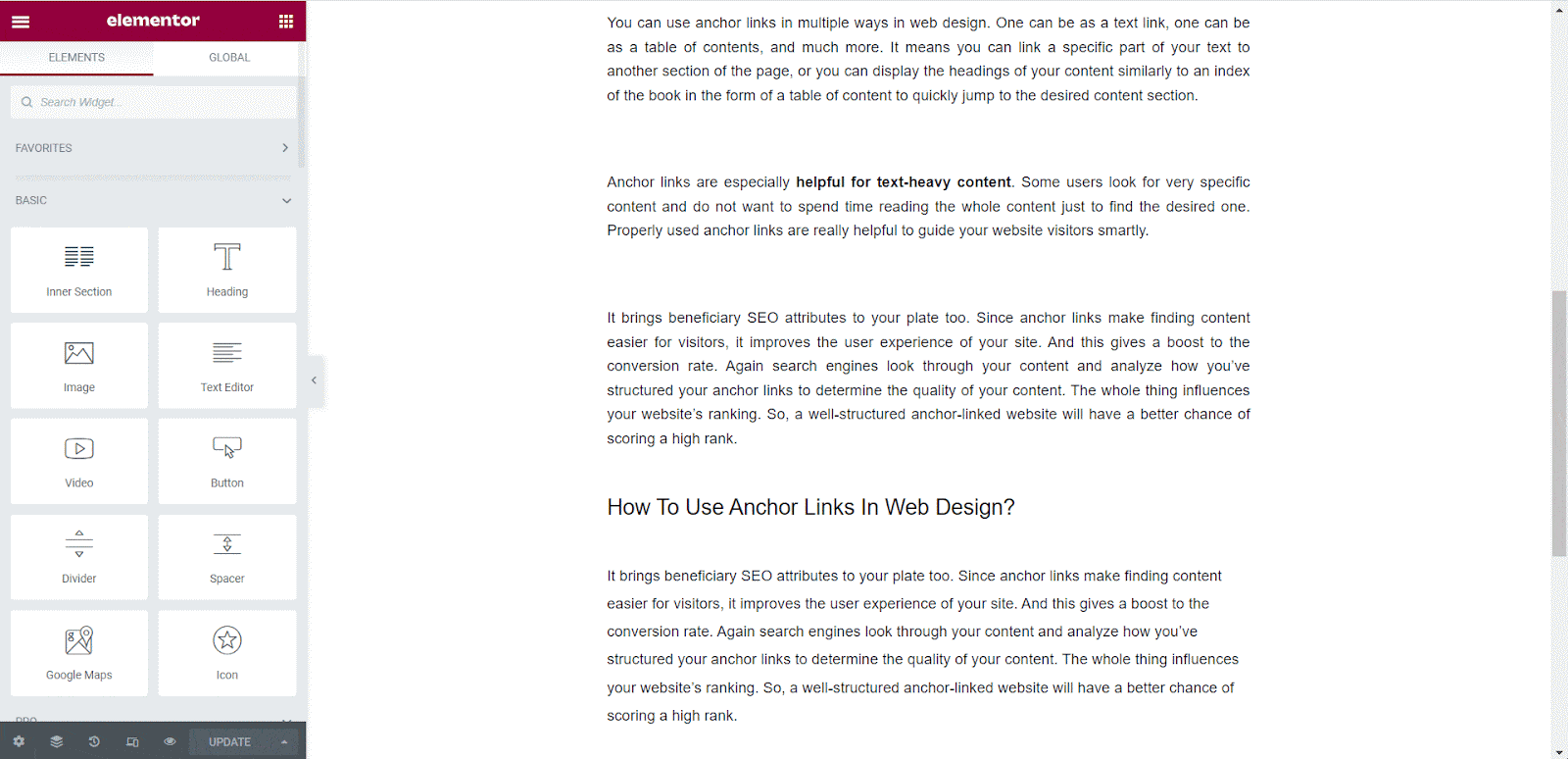 Basics Of Anchor Links And How To Use Them In  Design