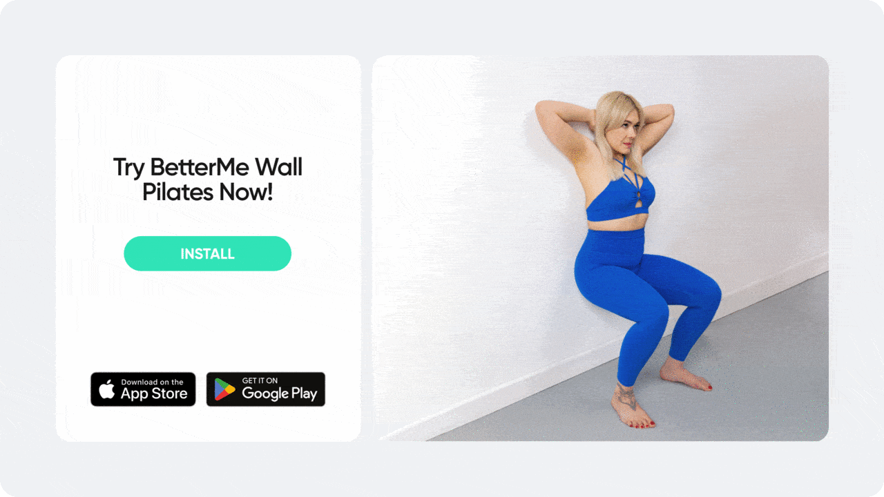 The Beginner's Wall Plank Guide For Toned Abs BetterMe