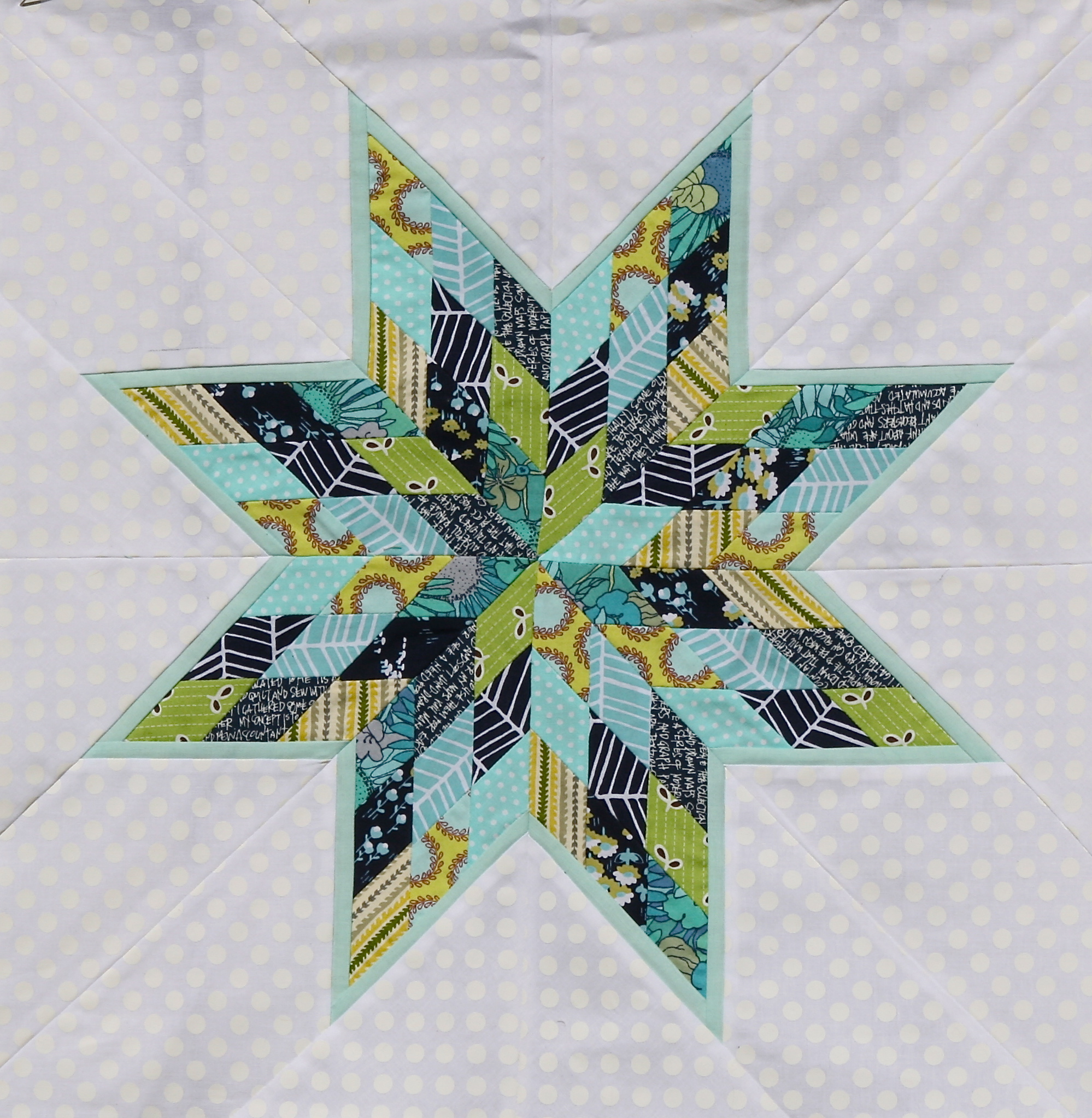 Scrappy Lone Star Block