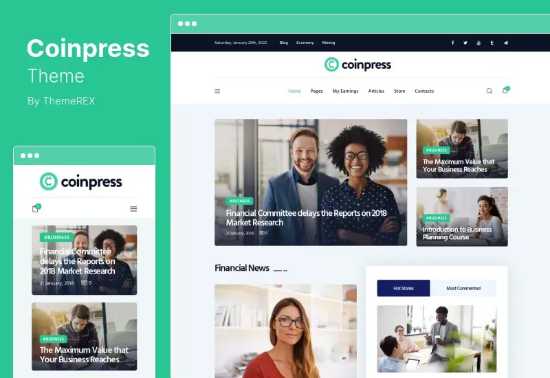 New Wordpress Themes 2023 18 Best Cryptocurrency Wordpress Themes ₿ 2022 - Betterstudio