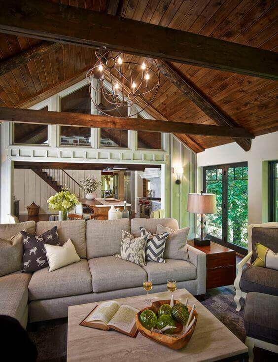36 Great Exposed Beam Ceiling Lighting Ideas
