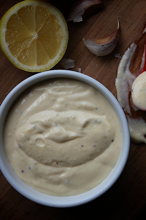 Garlic, Lemon and Mustard Aioli Better with Cake