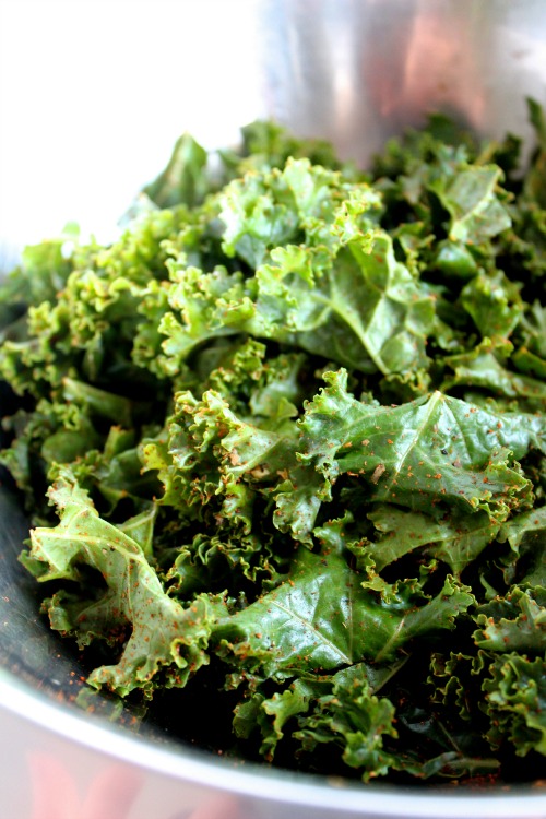 Moroccan Spiced {Oven Baked} Kale Chips Better with Cake