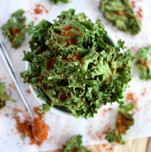 Moroccan Spiced {Oven Baked} Kale Chips Better with Cake
