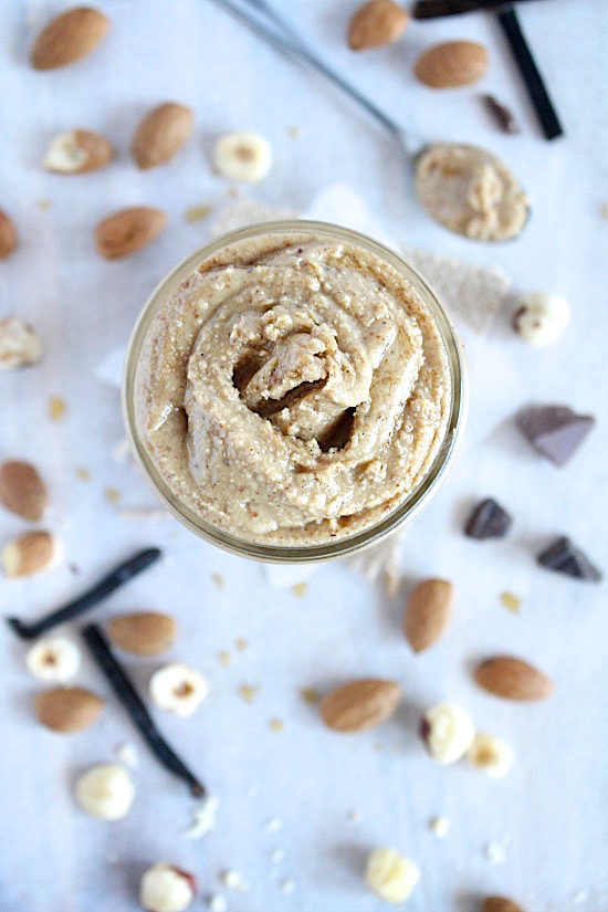 Vanilla Hazelnut Almond Butter {Vegan, Dairy Free, Sugar Free, Keto