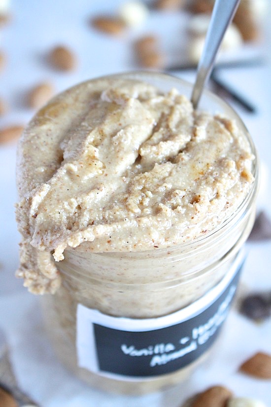Vanilla Hazelnut Almond Butter {Vegan, Dairy Free, Sugar Free, Keto
