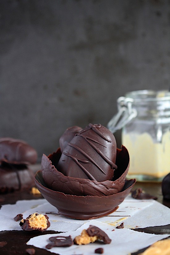 Copycat Reese’s Eggs { Sugar Free Dairy Free Gluten Free Grain