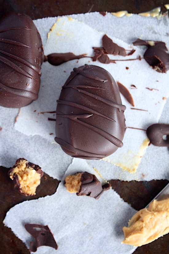Copycat Reese’s Eggs { Sugar Free Dairy Free Gluten Free Grain