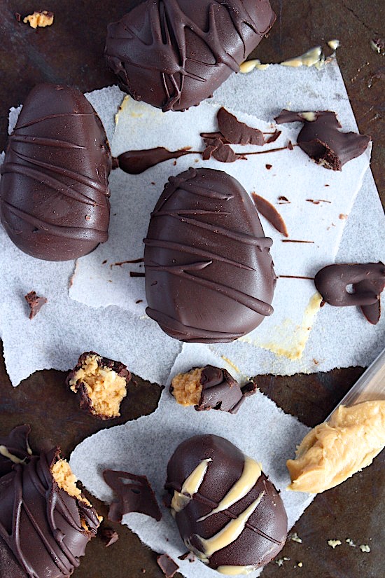 Copycat Reese’s Eggs { Sugar Free Dairy Free Gluten Free Grain