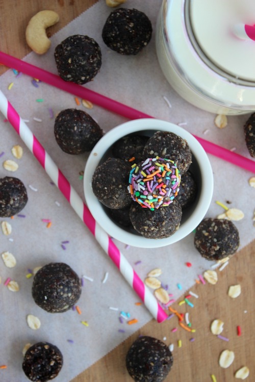 Healthy NoBake Double Chocolate Cookie Dough Bites Better with Cake