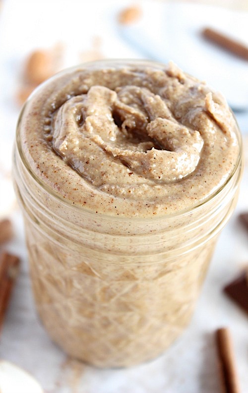 Cinnamon Spiced Almond Butter {Vegan, Gluten Free & Paleo Friendly