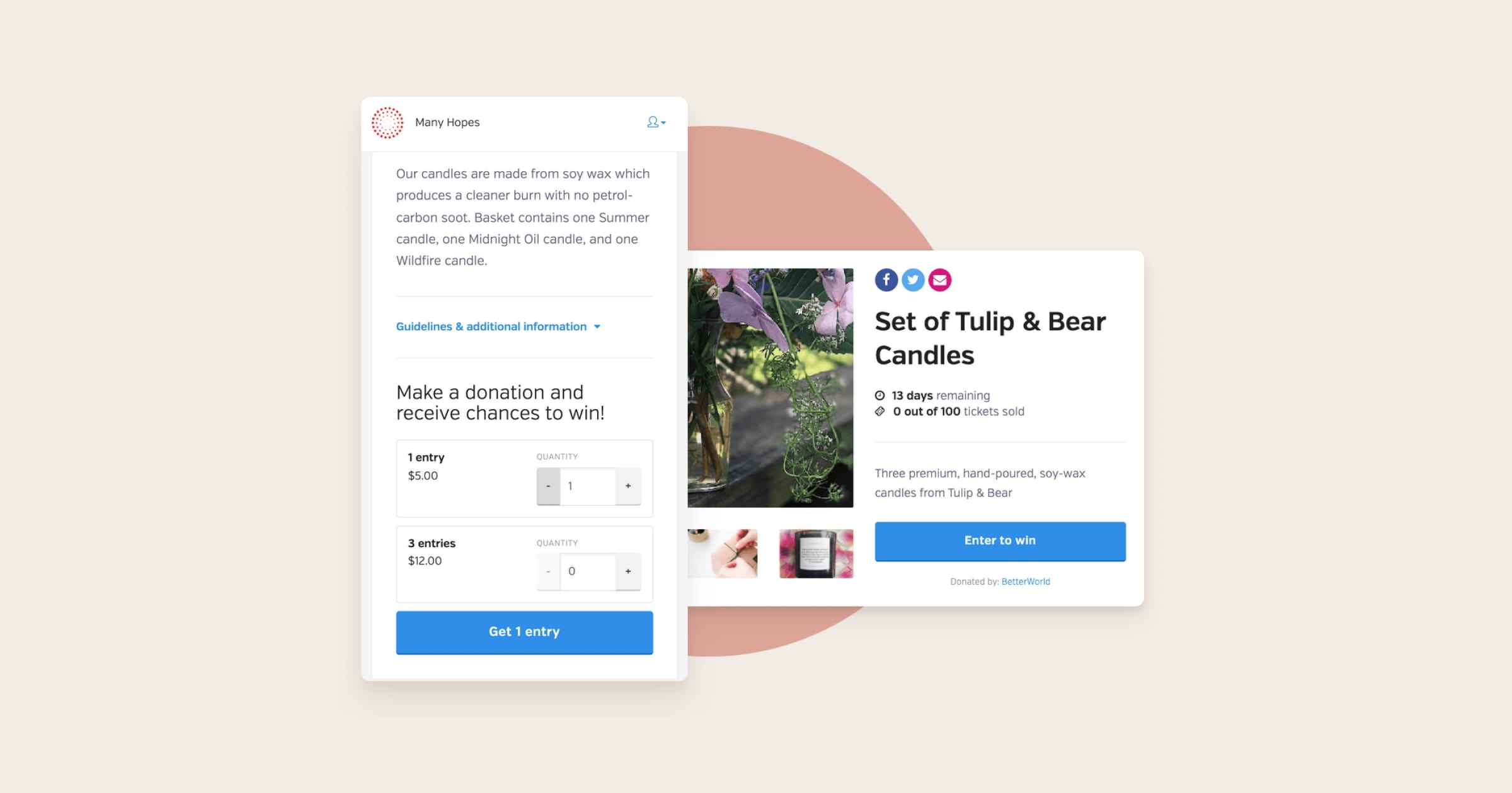 Online Raffles & Giveaways BetterWorld