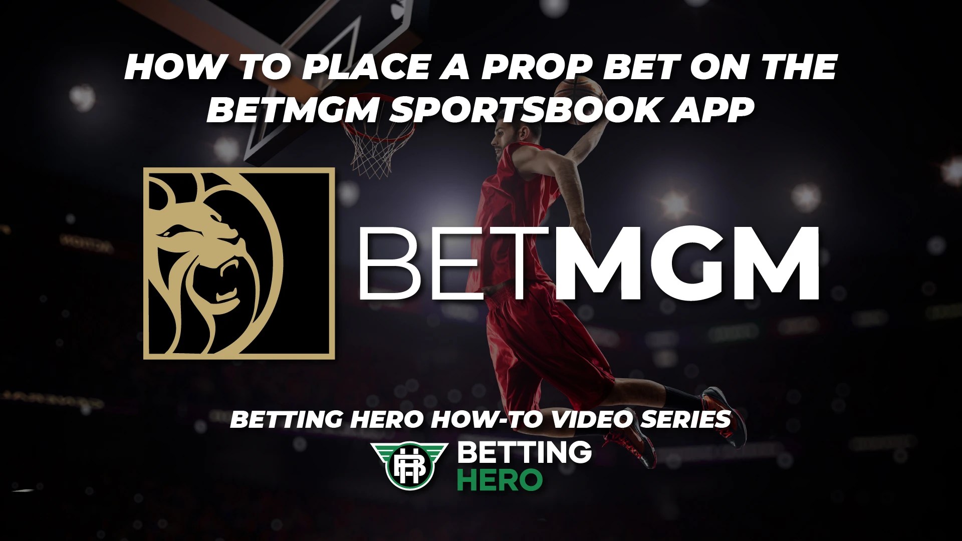 How To Place a BetMGM Prop Bet
