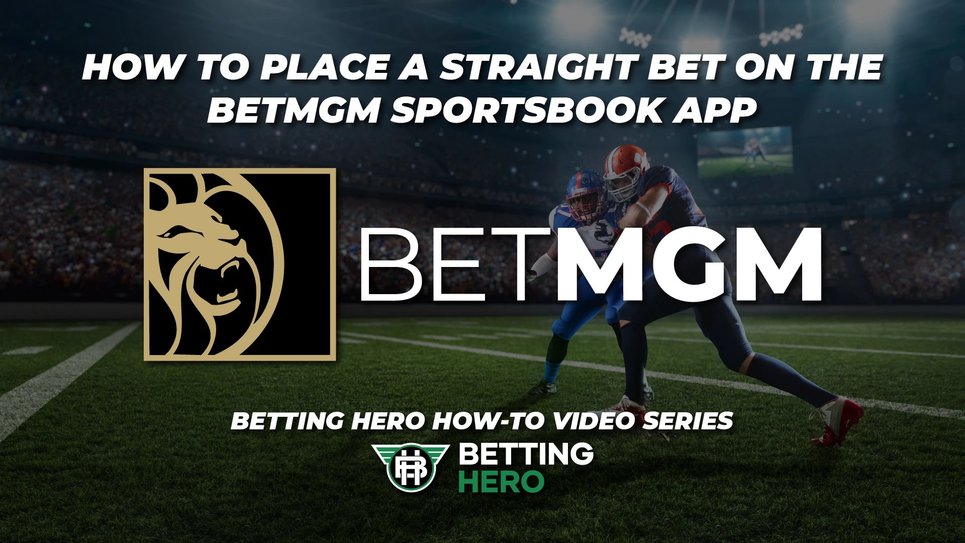 How To Place a Straight Bet at BetMGM