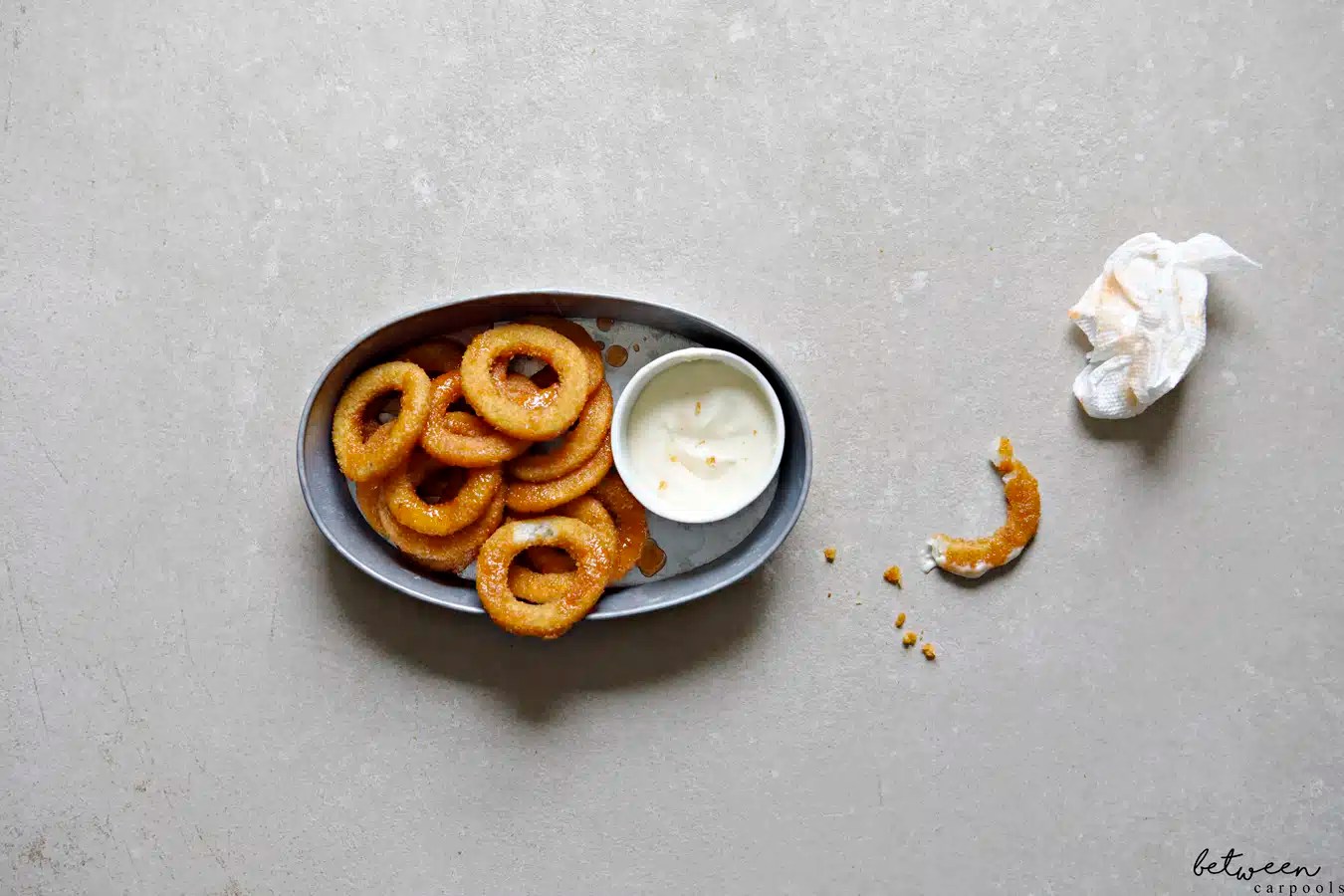 Hot & Spicy Onion Rings For The Hot Sauce Fans Between Carpools