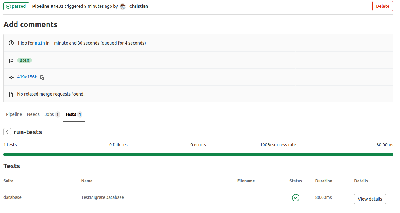 Run integration tests using Docker inside a dockerized GitLab runner