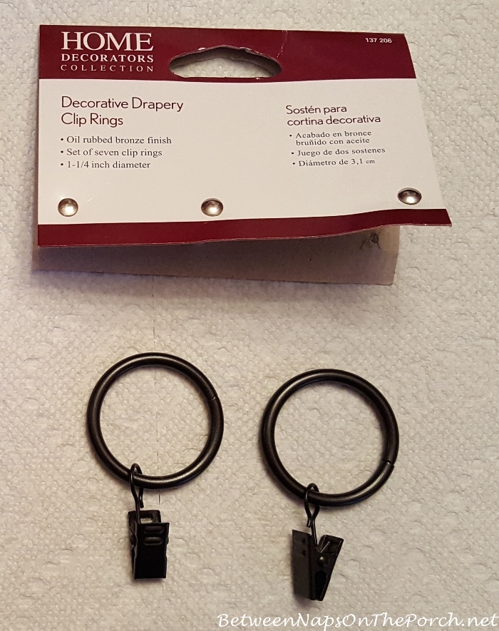 Ballard Designs Speaks & A Lesson in Drapery Clip Rings