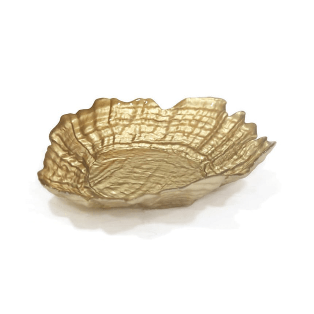 Metallic Gold Oval Bowl beuniqueleb