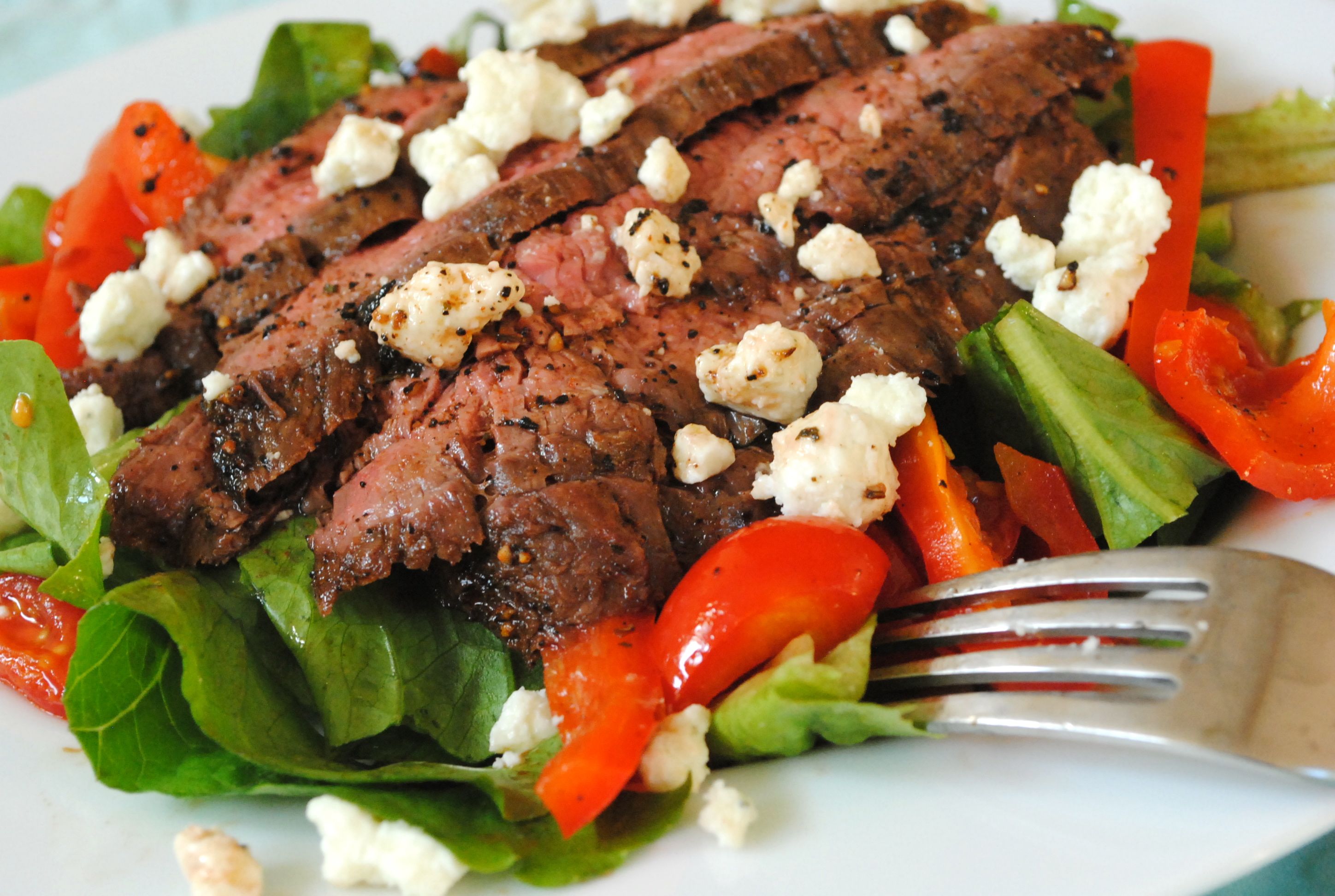 Espresso Steak Salad Bev Cooks