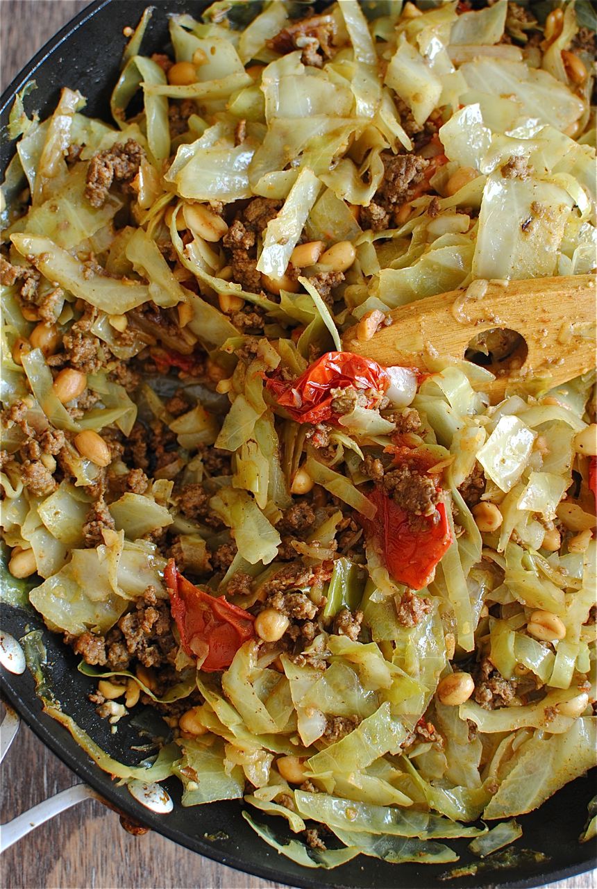 ground beef and cabbage